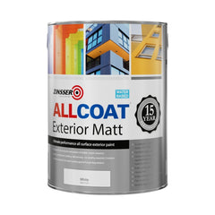 Zinsser Allcoat Exterior Water Based Matt White 5L