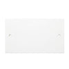 Securlec 2 Gang Blanking Plate Square Edge
