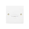 Securlec Square 1 Gang Unswitched Fused Spur Square Edge