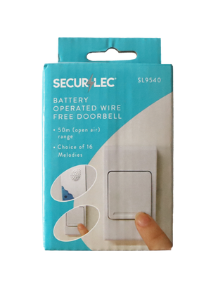 Securlec Wireless Doorbell & Chime 50m