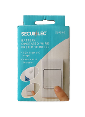 Securlec Wireless Doorbell & Chime 50m