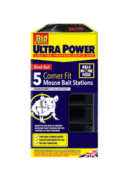 Ultra Power Corner Fit Mouse Bait Station Pack 5