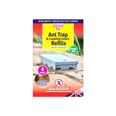 Zero In Ant Trap & Crawling Insect Refills Pack 4