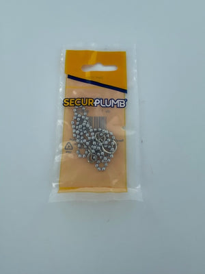 Securplumb Sink Ball Chain 300mm Pack 1
