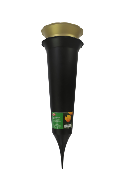 Ambassador Black Grave Spike Gold Script