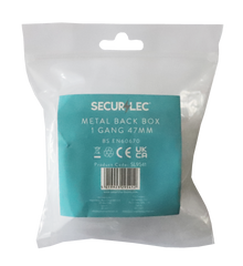 Securlec 1 Gang Metal Box 16mm
