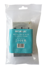 Securlec 2 Gang Metal Box 25mm