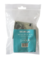 Securlec 1 Gang Metal Box 16mm