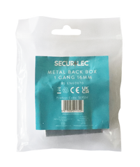 Securlec 1 Gang Metal Box 16mm