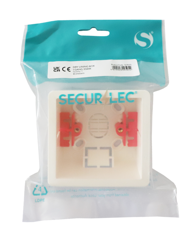 Securlec 1g Deep Dry Lining Box 35mm