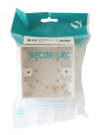 Securlec Surface Pattress Box 1g Square 25mm