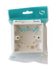 Securlec Surface Pattress Box 1g Square 16mm