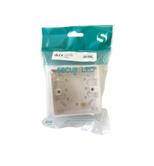 Securlec Surface Pattress Box 1g Bagged 25mm
