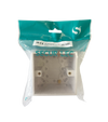 Securlec Single Pattress Box Bagged Square 47mm