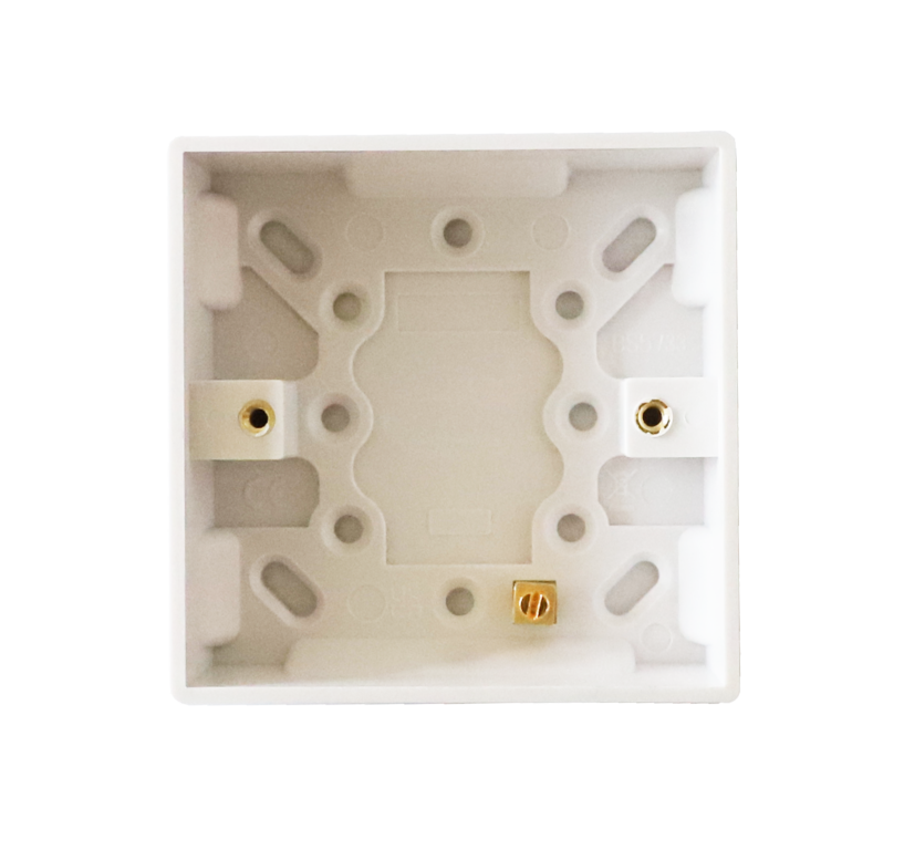 Securlec Single Pattress Box Square 35mm