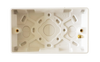 Securlec Double Pattress Box Square 35mm
