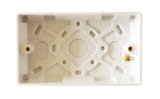 Securlec Double Pattress Box Square 35mm