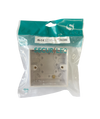 Securlec Single Square Pattress Box 35mm