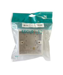 Securlec Single Square Pattress Box 35mm