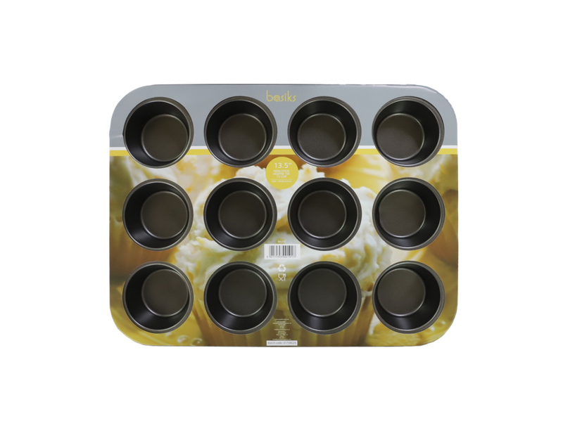Basiks 12 Cup Muffin Pan 13.5"