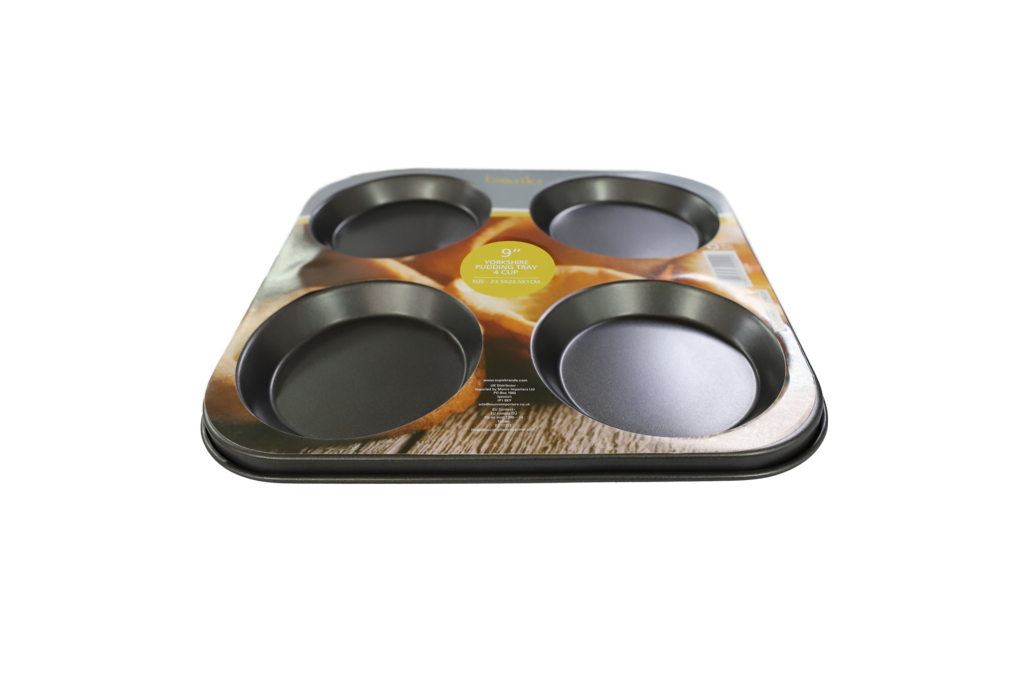 Basiks Yorkshire Pudding Tray 4 Cup
