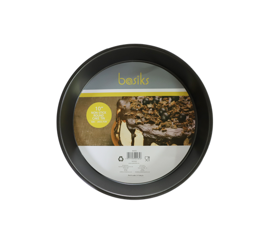 Basiks Non Stick Round Cake Tin 10"