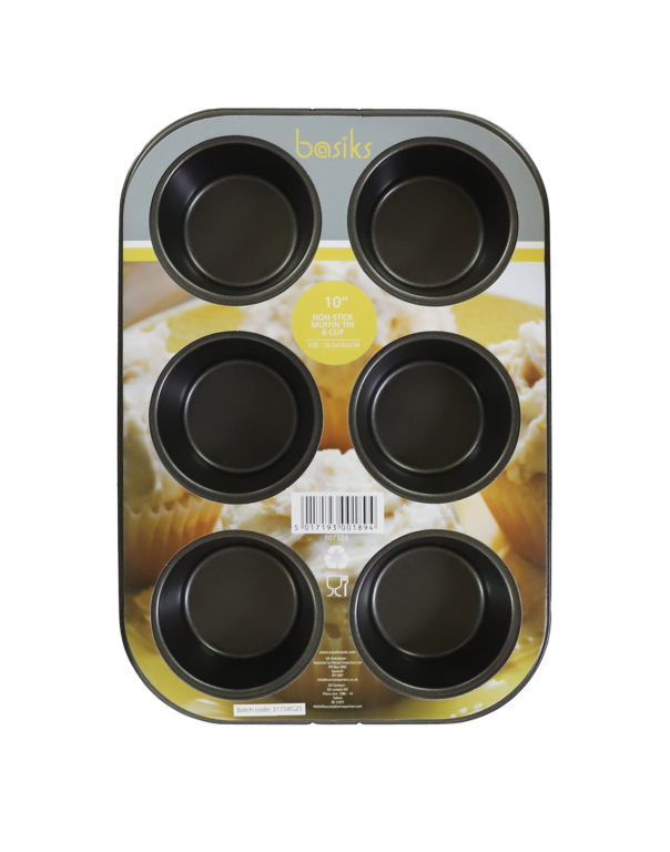 Basiks 6 Cup Muffin Pan