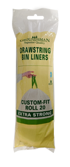 Groundsman Drawstring Bin Liners Pack 20 20L
