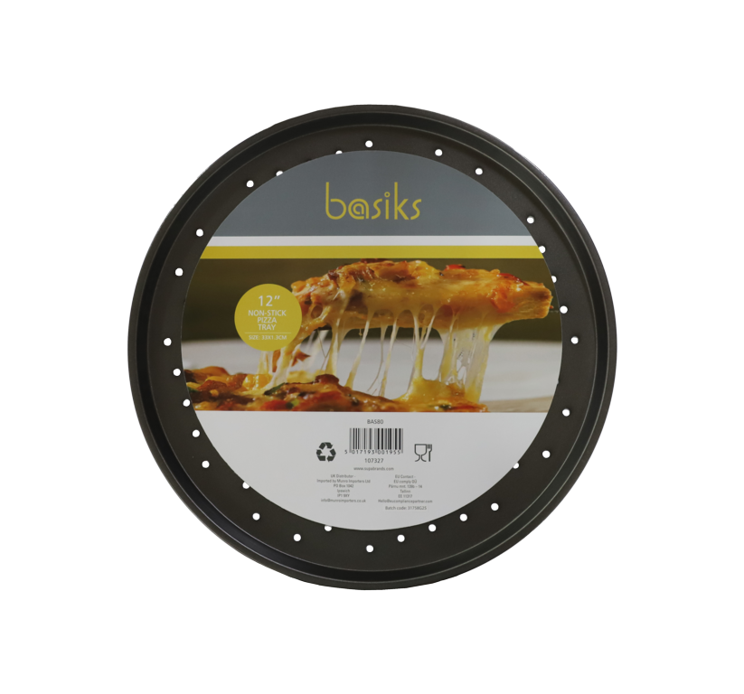 Basiks Non Stick Pizza Tray 12"
