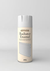 Rustoleum Radiator Enamel Aerosol 400ml White Gloss