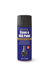 Rustoleum Stove & BBQ Paint Aerosol 400ml Black Matt