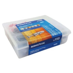 Rawlplug Uni Mixed Wall Plugs & Screws Pack 150