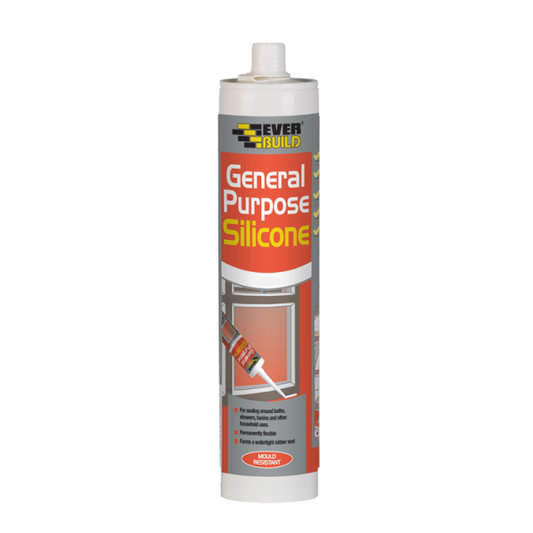 Everbuild General Purpose Silicone 80g Clear