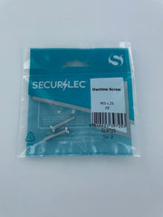 Securlec Machine Screw ZP M5 x 25mm Pack 2