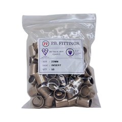 Whitespeed Push-Fit Universal Pipe Insert 22mm Pack 50