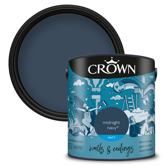 Crown Walls & Ceilings Silk 2.5L Botany Bay