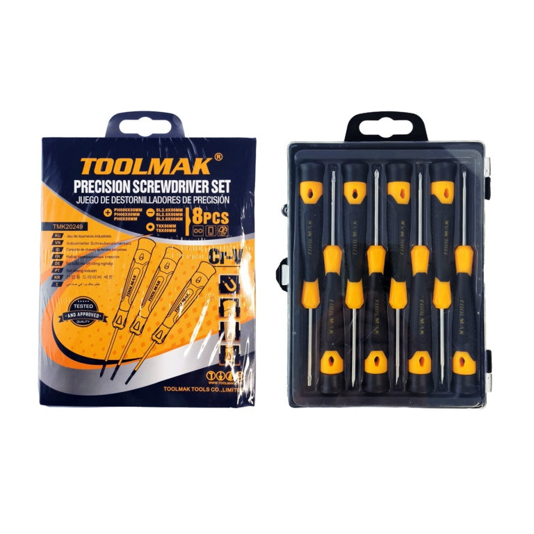 Toolmak Precise Srewdriver Set 8pcs
