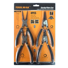Toolmak Circlip Pliers Set Pack 4