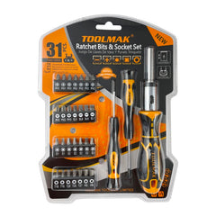 Toolmak Rachet Bits & Socket Set 31 Piece