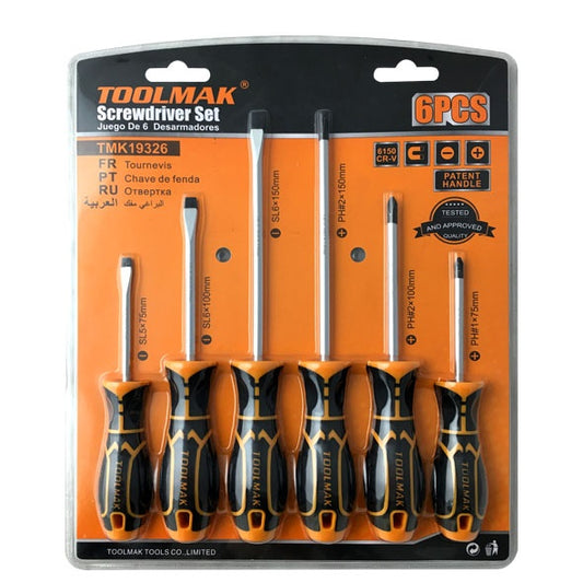 Toolmak Screwdriver Set 6 Piece