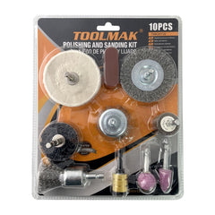 Toolmak Polishing & Sanding Set 10 Piece