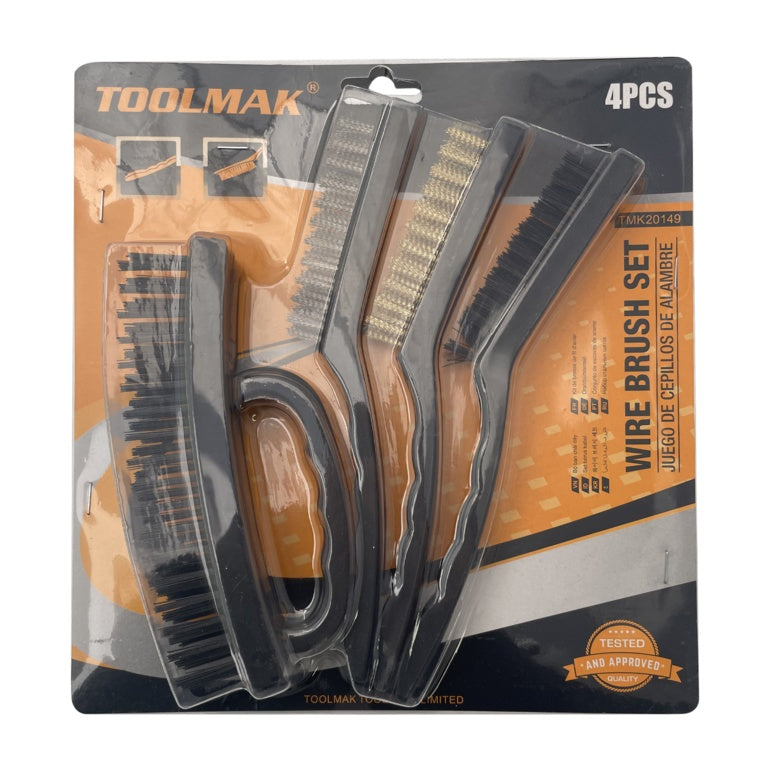 Toolmak Wire Brush Set 4 Piece