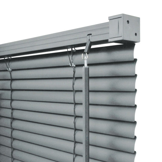RENAISSANCE PVC Wide Venetian Blind Grey 45cm