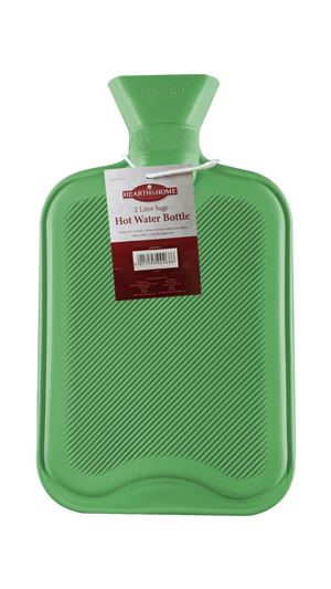 Hearth & Home Hot Water Bottle 2L Green