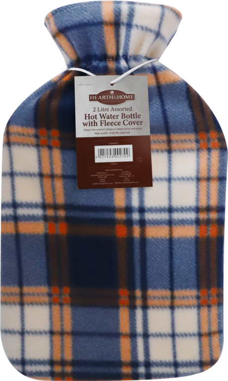 Hearth & Home Hot Water Bottle Fleece Cover 2L