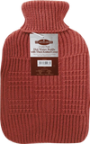 Hearth & Home Hot Water Bottle With Thick Knitted Cover 2L Green