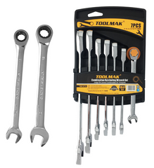 Toolmak Rachet Spanner Set 7 Piece