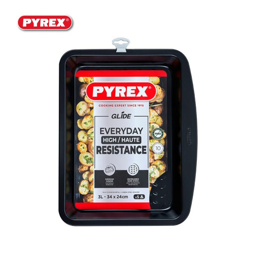 Pyrex Rectangular Roaster PX Glide 34 x 24cm