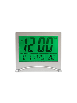 Basiks Folding LED Travel Alarm Clock