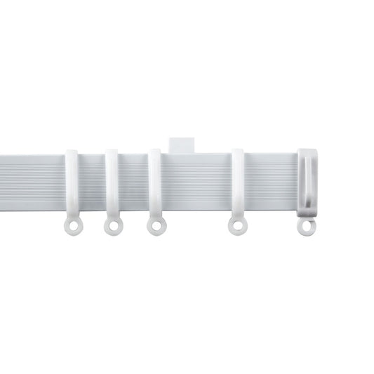 Woodside PVC Fixed Track White 120cm